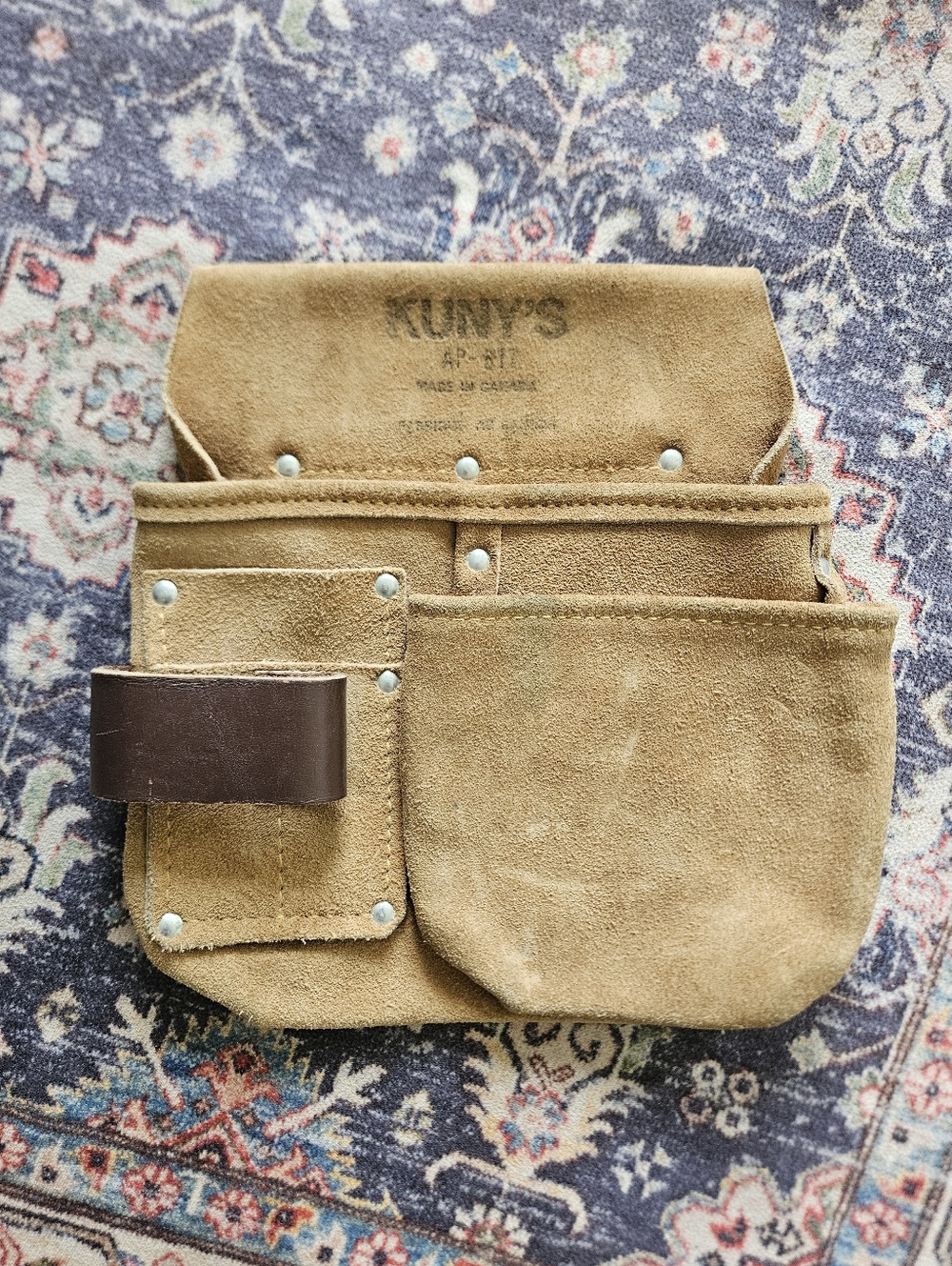 Kunys Leather Carpenter Half Apron AP-617